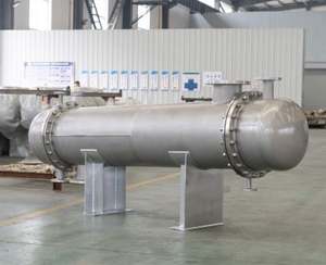 Échangeur de chaleur à tubes en acier inoxydable haute efficacité pour le refroidissement des eaux usées, de l'eau et de l'huile, avec moteur et roulement 220/380V - Product Image 2