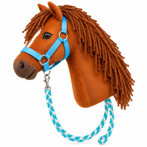 Cordes de guidage pour chevaux de compagnie de qualité supérieure avec poignée confortable, détails décoratifs et conception robuste pour une conduite imaginative. - Product Image 6