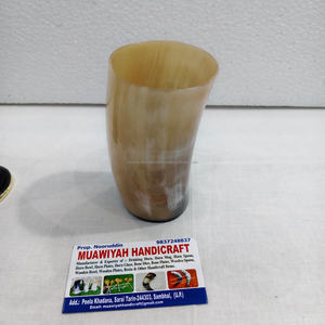 Verres à boire en corne de bœuf de bonne qualité, faits à la main, verres à shot viking en corne de bœuf, verres de style viking à prix compétitif - Product Image 1