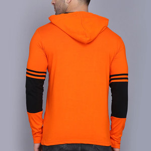 Sweat-shirt à capuche personnalisé sans cordon pour homme, en coton épais, coupe oversize, pull uni, style décontracté streetwear avec poche 2026 - Product Image 4