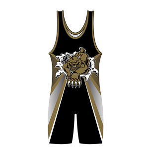 Singlets de lutte en Spandex, hauts une pièce, personnalisé, pour hommes, collection 100% - Product Image 1