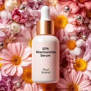 เซรั่มบำรุงผิวหน้าสูตรไนอะซินาไมด์ 10% ลดเลือนริ้วรอย ต่อต้านริ้วรอย ช่วยให้ผิวกระจ่างใส ลดรอยสิว ควบคุมความมัน บรรจุกล่อง บริการ OEM ODM - Product Image 1