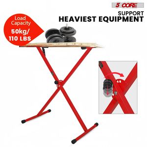 Supporto per Tastiera Pieghevole a X Regolabile e Portatile con Cinghia di Bloccaggio per Strumenti Musicali - Product Image 3