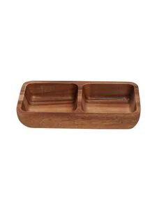 Wholesale Price Stacked Wooden Serving <b>Trays</b> Set of Two Rectangular Dining <b>Kitchen</b> Breakfast Decor Plate - Product Image 5