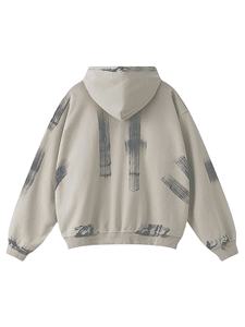 100% Cotton Pullover <b>Hoodie</b> Washed Solid Design with Hooded and Pocket Winter <b>Plain</b> Dyed - Product Image 2