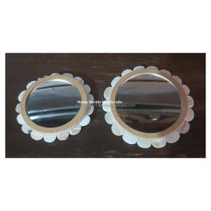 Nouvellement arrivée grande quantité Collection miroir en nacre avec utilisation de pierre naturelle pour la décoration de la maison et de l'hôtel article cadeau - Product Image 4