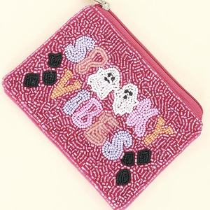 Monedero de Mariposa Bordado a Mano con Cuentas de Cristal, Personalizable en Color y Logotipo, Tamaño Personalizado para Bodas y Celebraciones - Product Image 4