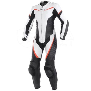 Combinaison en cuir pour moto, tenue de course automobile, design personnalisé, haute qualité, combinaison de moto pour homme - Product Image 1