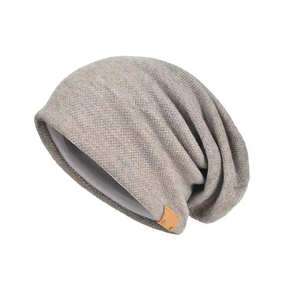 Customizable Short Skull Cap Wool Blend Jacquard Breathable <b>Waterproof</b> Knitted Cuffless <b>Beanie</b> for Fall Winter Made Pakistan - Product Image 1