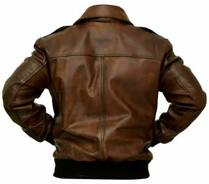 <b>Mens</b> Genuine Leather Windproof Breathable Winter Casual <b>Jacket</b> Wholesale Price - Product Image 4