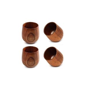 Taza de Café de Madera Hecha a Mano, Forma Redonda, Decoración Rústica para el Hogar, Artesanía Natural Ecológica - Product Image 6