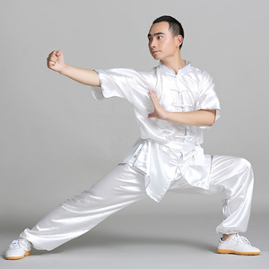 Traje de Ejercicio Transpirable para Artes Marciales, Tai Chi, Wing Chun, Uniforme de Kung Fu Personalizable y Elástico para Hombres y Mujeres, de Secado Rápido - Product Image 1
