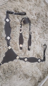 Silla de Montar Western Premium de Cuero Genuino, Cuero Natural Suave, Duradera, Ligera y Multifuncional, Juego de Equipo para Montar a Caballo - Product Image 2