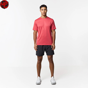 Men's T Shirt and Shorts <b>Set</b> Crew Neck <b>Knitted</b> Sports Activewear Lounge Outfit Summer Gym Tracksuit Short 2 Piece <b>Set</b> - Product Image 4