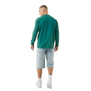 Nouvelles Chemises Confortables à Manches Longues pour Hommes, Coupe Droite, Col Rond, 100% Coton, Style Streetwear, Couleurs Unies, Vente en Gros, Collection 2026 - Product Image 2