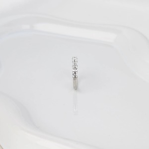 แหวนแต่งงานเพชรทรง Asscher แบบปลูกในห้องปฏิบัติการ ครึ่งวงนิรันดร์ สามารถซ้อนกับแหวนอื่นได้ เหมาะสำหรับเป็นของขวัญหมั้นสำหรับผู้หญิง เครื่องประดับชั้นดี - Product Image 5