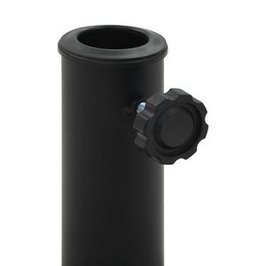 Base per Ombrellone in Poliresina Bronzata da 26,5 Libbre con Intarsi Decorativi per Ombrelloni e Basi da Patio - Product Image 3
