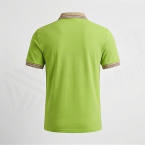 เสื้อโปโลผู้ชายผ้าฝ้ายคุณภาพพรีเมียมแบบกำหนดเอง คอตั้ง โลโก้ ระบายอากาศได้ดี เสื้อผ้ากีฬา สีตามสั่ง - Product Image 2