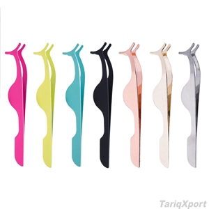 Aplicador Profesional de Pestañas Postizas de Acero Inoxidable con Logotipo Personalizado, Mango Cómodo, Portátil, Reutilizable, Herramienta de Belleza para Viajes - Product Image 5