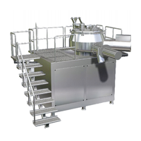 Mélangeur-granulateur industriel rapide pour le mélange de poudres à cisaillement élevé et la granulation humide