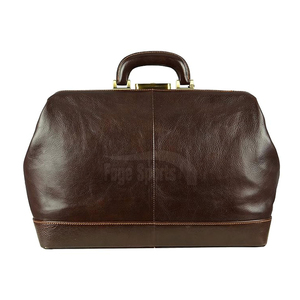 Classic Doctor Bag Genuine Leather Satchel With Hasp Closure For Business Use Men's Durable Style Genuine leather doctor bag - Product Image 3