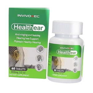 [invivotec] Healthear IFN1801 Tabletas Dietéticas Certificadas GMP con Mezcla Botánica para el Bienestar Auditivo y Apoyo Auditivo - Product Image 3