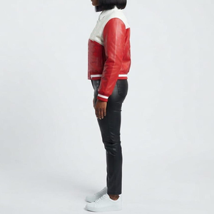 Nueva Chaqueta de Cuero PU para Mujer DST 2026 Personalizada con Cierre, Logotipo Griego Bordado, Venta al Por Mayor, Impermeable, OEM - Product Image 2