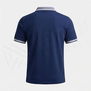 เสื้อโปโลผู้ชายคุณภาพพรีเมียม ผ้าฝ้าย แขนสั้น ระบายอากาศได้ดี เหมาะสำหรับกอล์ฟ  สีสันปรับแต่งได้ตามต้องการ - Product Image 2