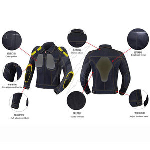 Chaqueta de Mezclilla para Motociclistas al Mejor Precio, Chaqueta de Mezclilla para Motociclistas con Logotipo Personalizado, Chaqueta de Mezclilla para Motociclistas Cómoda en Venta - Product Image 3