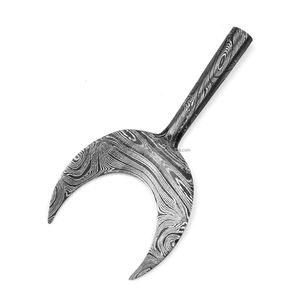 Têtes larges à pointe de flèche faites à la main en acier damas de haute qualité avec arbre en carbone pour la chasse et le tir prix de gros - Product Image 1