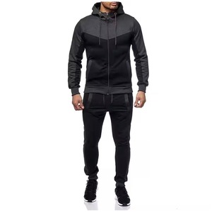 Service OEM, ensemble de jogging personnalisé surdimensionné, coupe régulière, 100% coton, séchage rapide, léger, streetwear, uni - Product Image 5