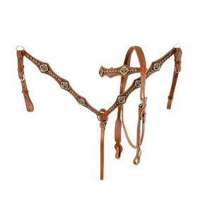 ชุดเครื่องสวมหัวแบบตะวันตกและคอปก100% ทำจากหนังวัวแท้คุณภาพพรีเมียมจากผู้ผลิตโดยตรง - Product Image 2