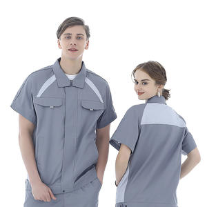 Uniforme de Trabajo para Ingenieros, Unisex, Transpirable, de Poliéster, Manga Corta, para Fábrica y Construcción, Venta al Por Mayor - Product Image 6