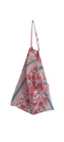 Bolso de playa de algodón con estampado de bloque de mano Bolso de mano gitano grande acolchado Bolso de hombro de transporte bohemio