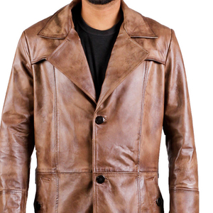 Nouvelle Arrivée 2026 – Manteau en Cuir pour Homme, Qualité Supérieure, Veste en Cuir Véritable, Logo Personnalisé, Vêtement d'Hiver, Vente en Gros - Product Image 5