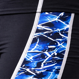 Ensemble de natation décontracté pour hommes : Rashguard à manches courtes, short de compression, taille élastique, séchage rapide, imperméable et respirant - Product Image 6