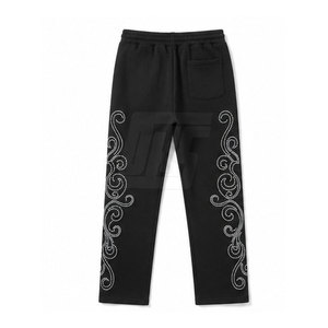 Pantalon slim pour homme avec strass, détails décoratifs en pierre, idéal pour les soirées, événements et tenues décontractées modernes - Product Image 2