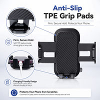 Support de téléphone universel pour voiture à ventouse pour pare-brise et tableau de bord 360° °   Support réglable