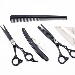 Ciseaux de barbier en acier inoxydable de haute qualité, nouvelle arrivée, pour droitiers, kit d'outils, pointe droite, tranchants, durables, pour la coiffure - Product Image 4
