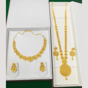 Conjunto de Collar Doble de Oro de Primera Calidad 11058760GL, Conjunto de Joyería Fina - Product Image 1