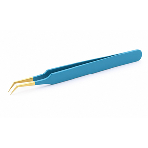 Pinzas Profesionales para Pestañas con Punta Curva de Precisión, Acero Inoxidable, Herramienta de Aplicación de Extensiones de Pestañas de Volumen - Product Image 3