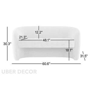 Kearney 61 "ผ้าหุ้มเบาะสำหรับโซฟาห้องนั่งเล่น - Product Image 2