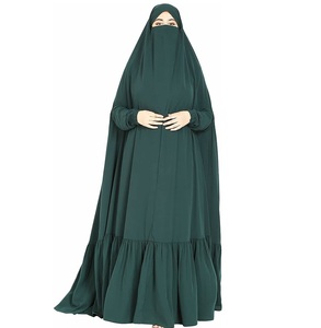 Abaya noire pour femme, style arabe, vente en gros, vêtements musulmans OEM, kaftan traditionnel, jilbab, abaya respirante – Meilleur prix, offre spéciale - Product Image 5
