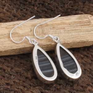 Pendientes de Fluorita Natural en Forma de Pera, Plata de Ley 925, Pendientes de Piedras Preciosas para Mujer, Precio de Fábrica, Venta al Por Mayor - Product Image 6
