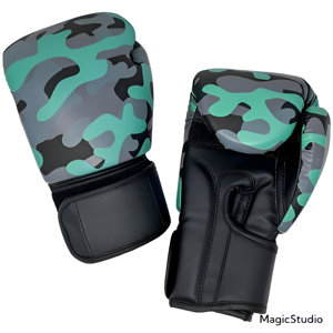 ถุงมือชกมวยหนังแท้ระดับมืออาชีพ WARZONE SPORTS แบบเต็มนิ้ว พร้อมสายรัดข้อมือปรับได้ ป้องกันลม - Product Image 4