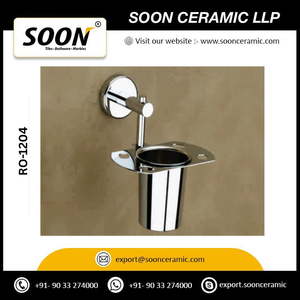 Accessoires de salle de bain à fixation murale Robin, finition chromée, acier inoxydable 202 - Product Image 2
