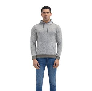 เสื้อฮู้ดผู้ชายสไตล์ใหม่เสื้อเล่นกีฬาแบบสั่งตัดสีทึบสำหรับฤดูหนาว - Product Image 1