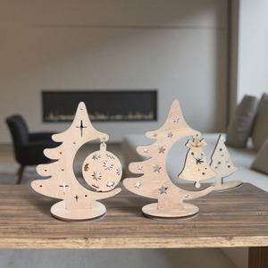 Excellent Quality Natural Wooden Tabletop Holiday <b>Tree</b> Decoration for <b>Christmas</b> Celebration and Home Styling Available For Sale - Product Image 3