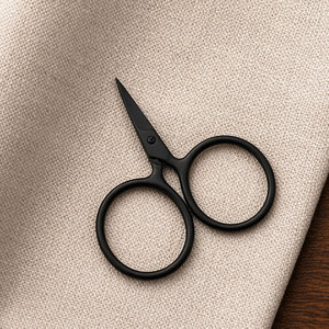 Professional Black Embroidery <b>Scissors</b> Premium Stainless Steel Fine Tip Sharp Blade <b>Sewing</b> Needlework - Product Image 3