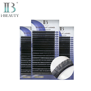 Extensions de cils i-BEAUTY - ib Ellipse Flat Mix, cils ib, ibeauty, Corée du Sud, qualité supérieure, fabrication artisanale individuelle. - Product Image 1